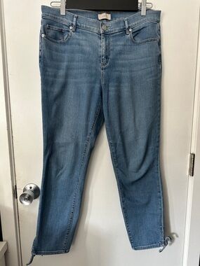 LOFT Modern Skinny Ankle Crop Women's Blue Jeans